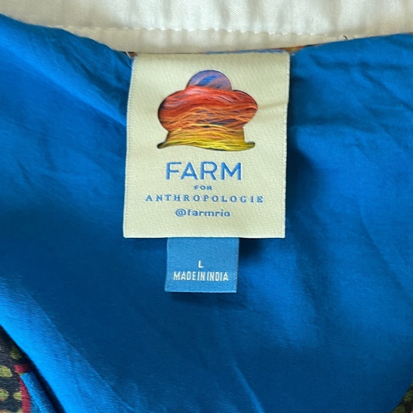 FARM Rio Vibrant Blue and Orange Maxi Dress - Picture 10 of 12